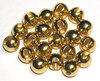 Tungsten-Perlen geschlitzt - vergoldet