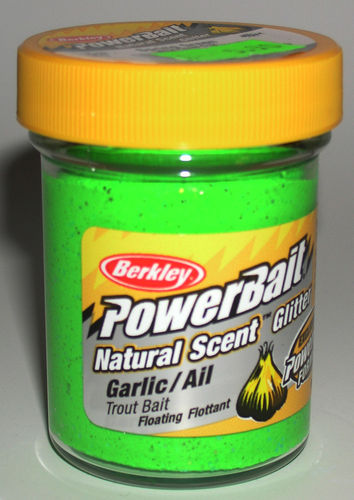 Berkley Trout Bait Spring Green Garlic Glitter