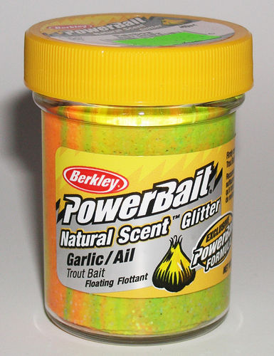 Berkley Trout Bait Rainbow Garlic Glitter