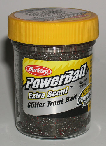 Berkley Trout Bait smoke-fire-silver Glitter