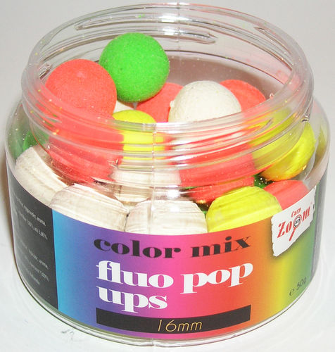 Carp Zoom Pop-Up Boilie 16 mm Fluo-Mix