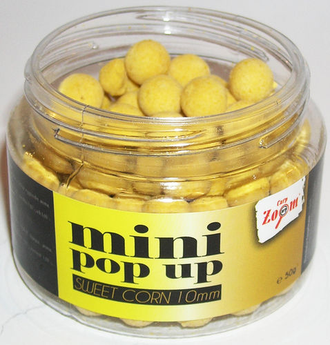 Carp Zoom Mini Pop-Up Boilie 10 mm - Sweetcorn / Mais