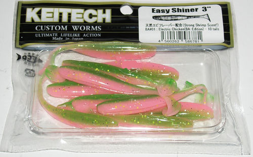 Keitech Easy Shiner 3' Electric Chicken