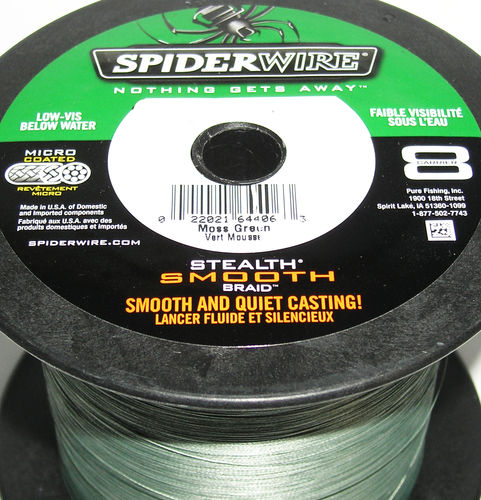 Spiderwire Stealth Smooth 8-fach - grün - 0,10 mm