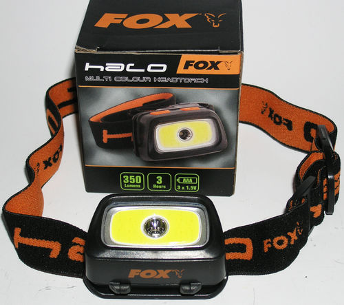 FOX Kopflampe HALO Multi-Color LED 350 Lumen
