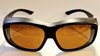 Snowbee Overspecs Polbrille für Brillenträger - braune Gläser CR39